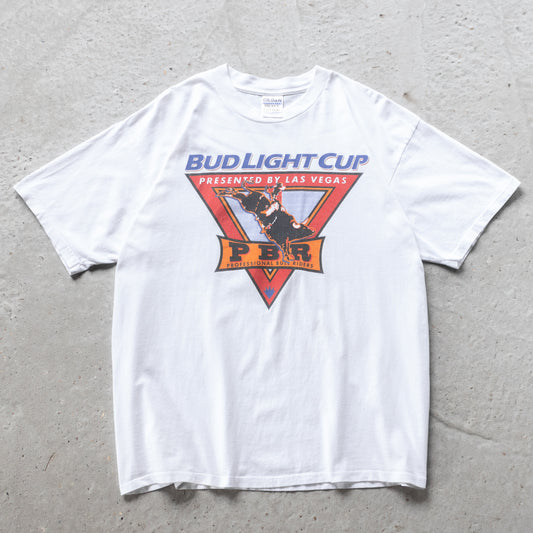 Vintage 1999 Bud Light Cup Bull Riding Tee - XL