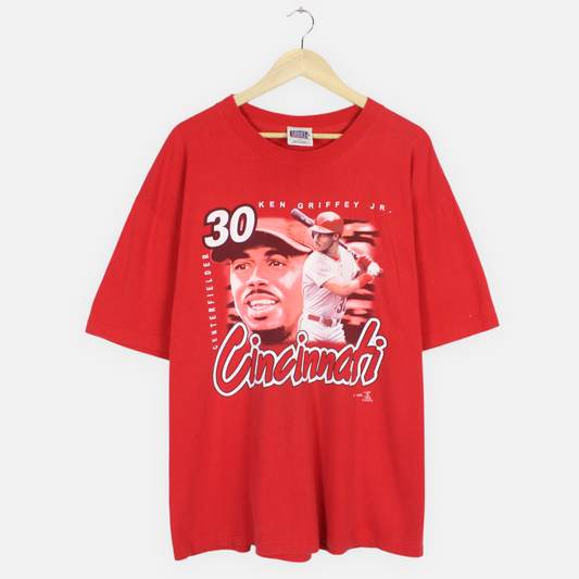 Vintage 2000 Ken Griffey Jr Cincinatti Reds MLB Tee - XL
