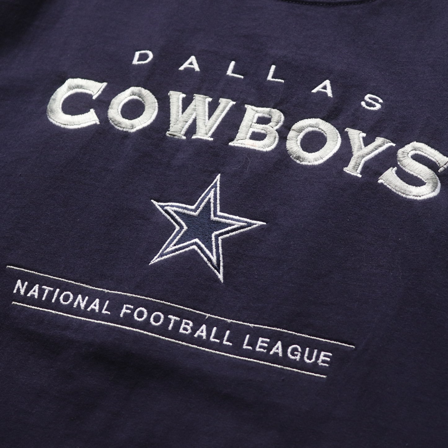 Vintage 90s Dallas Cowboys Embroidered NFL Tee - XL