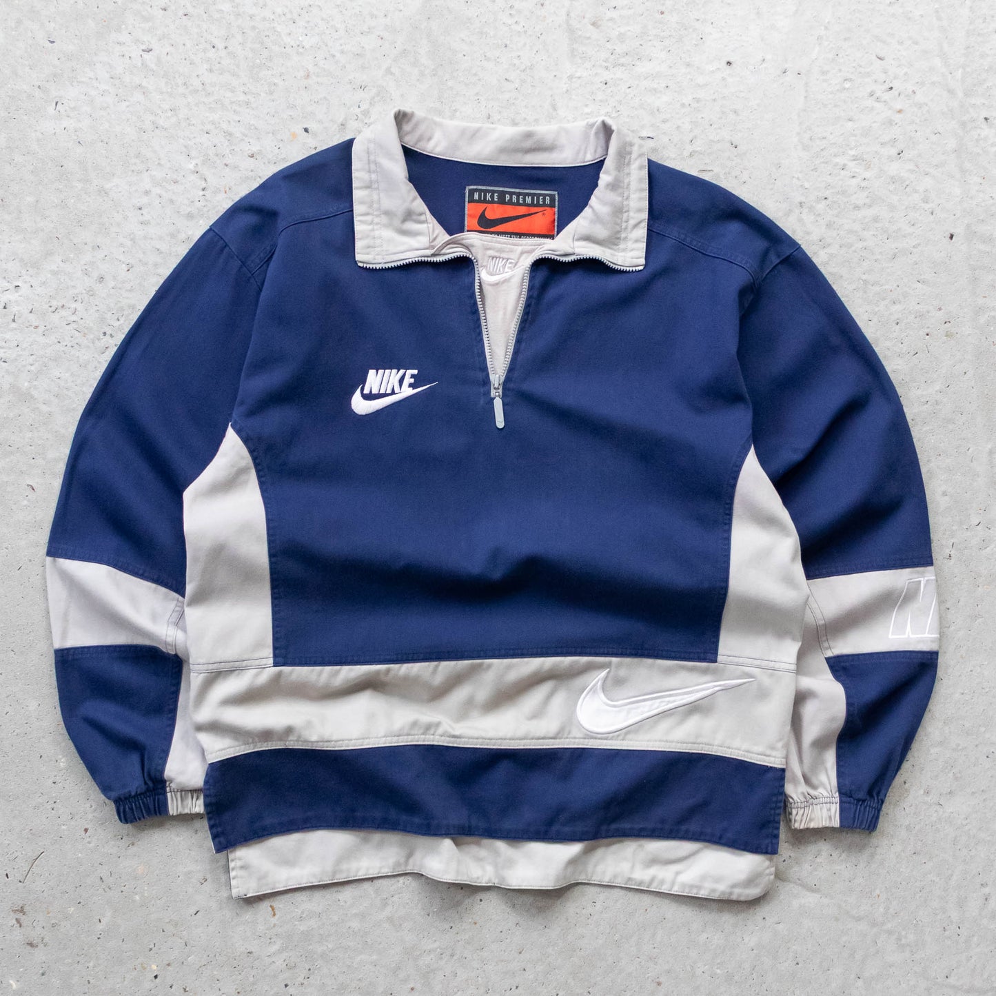 Nike Premier Big Swoosh 1/4 Zip Drill Top - 90s (M)