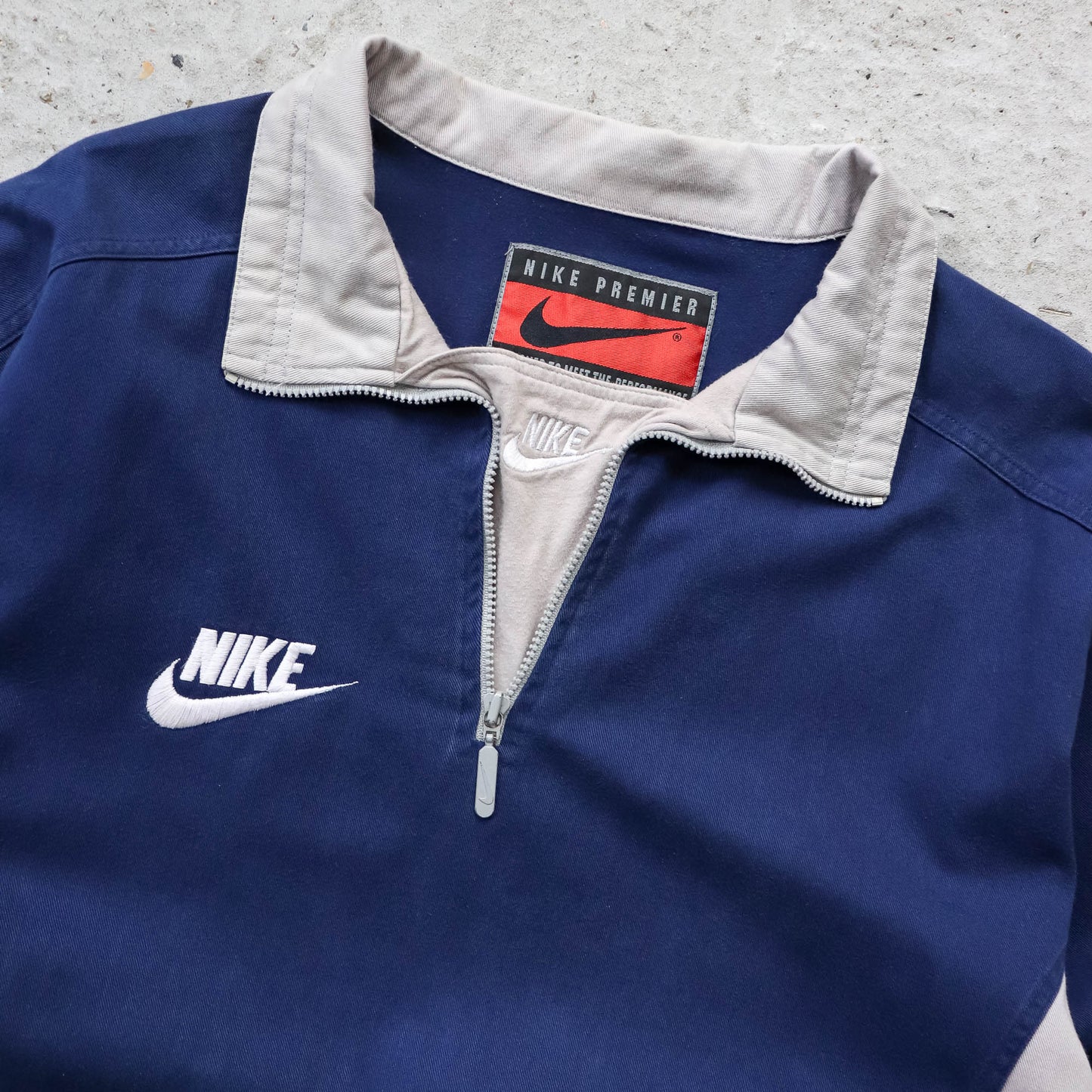 Nike Premier Big Swoosh 1/4 Zip Drill Top - 90s (M)