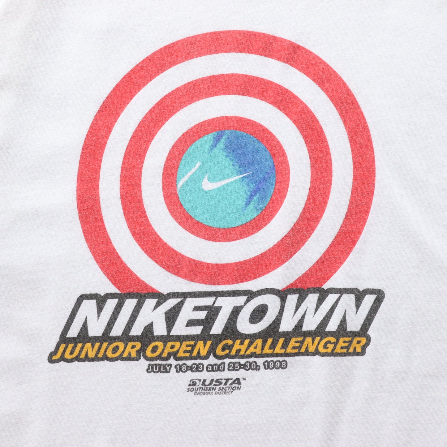 Vintage 1998 Nike Town Junior Open Challenger Tee - M