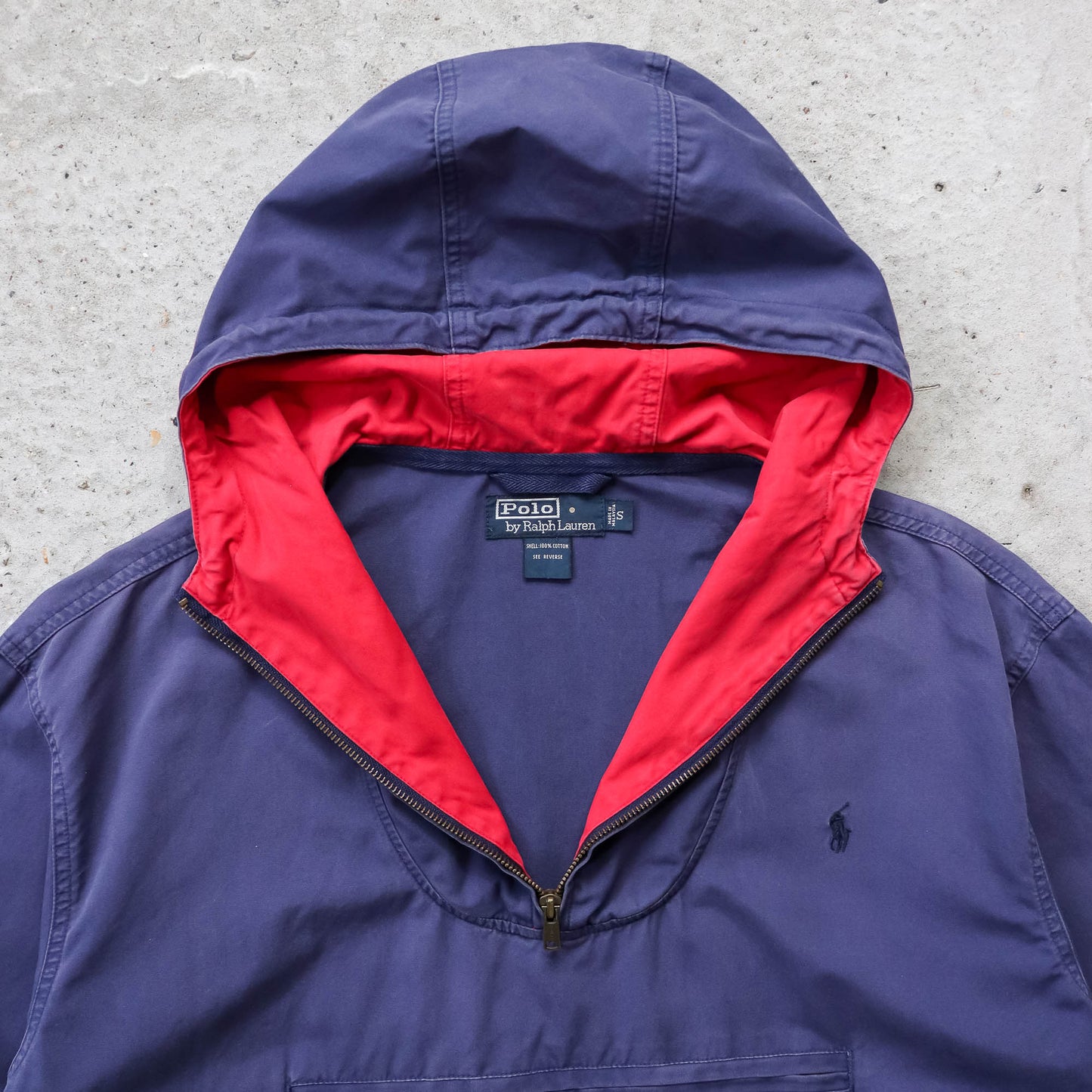 Polo Ralph Lauren 1/4 Zip Anorak Jacket - 90s (M)