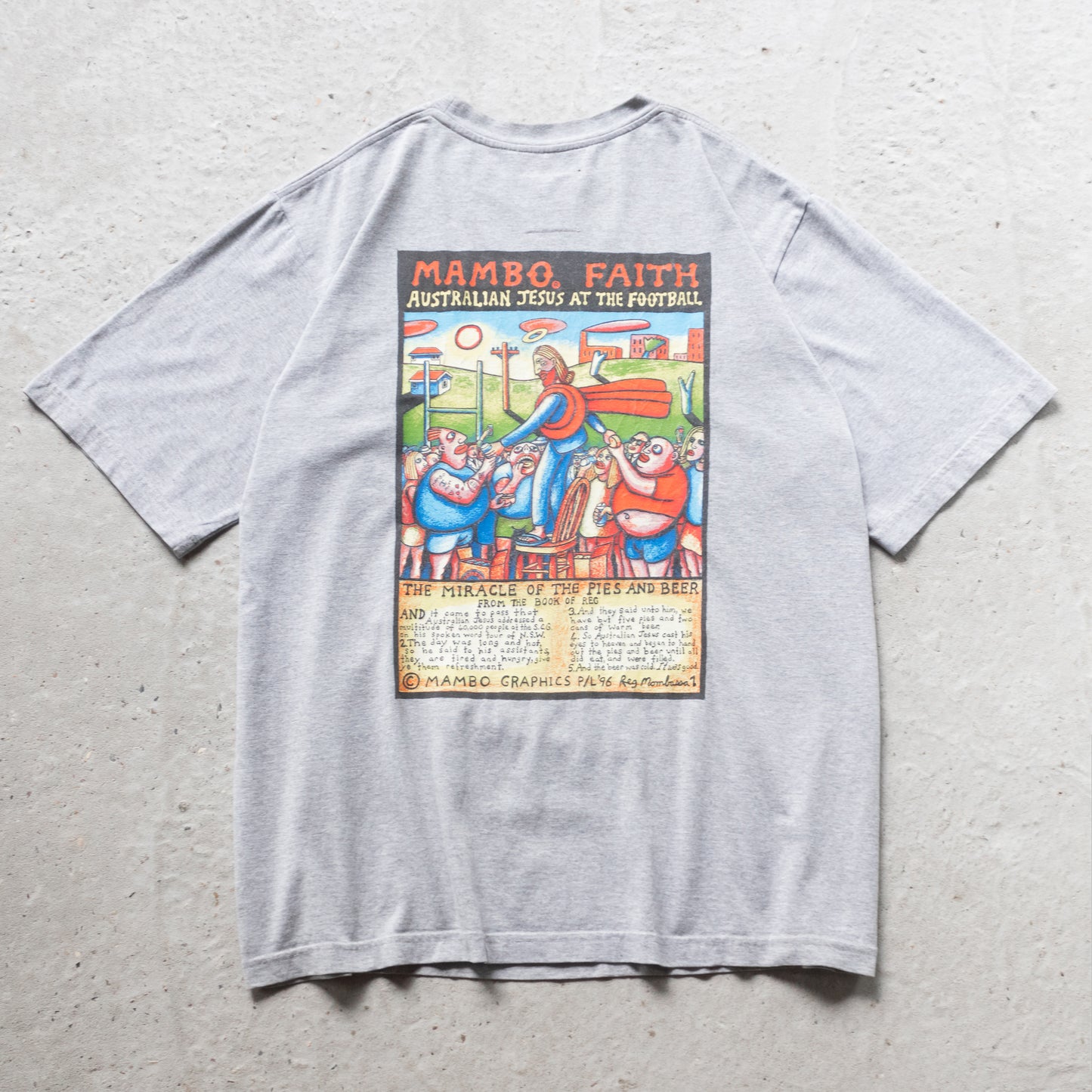 Vintage 1996 Mambo Australian Jesus Reg Mombassa Tee - XXL