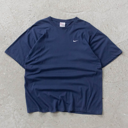 Vintage 90s Nike Mini Swoosh Embroidered Tee - XL