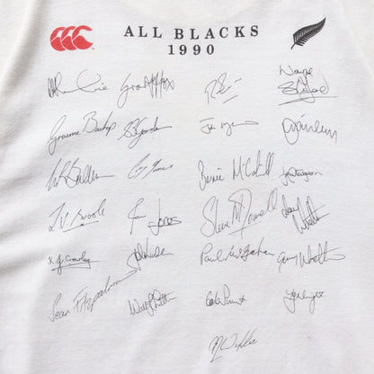 Vintage 1990 New Zealand All Blacks Canterbury Rugby Tee - L