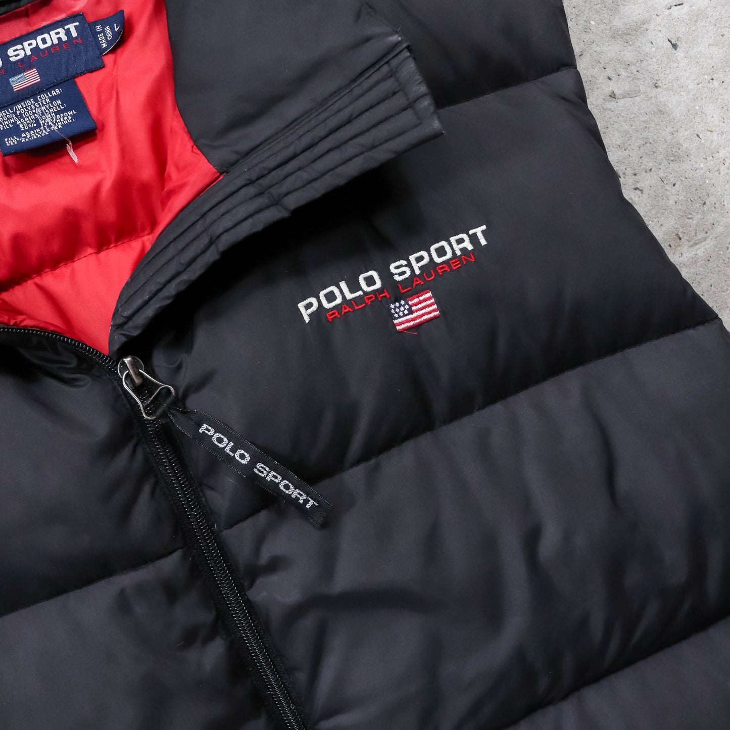 Polo Sport Ralph Lauren Down Puffer Vest - 90s (L)