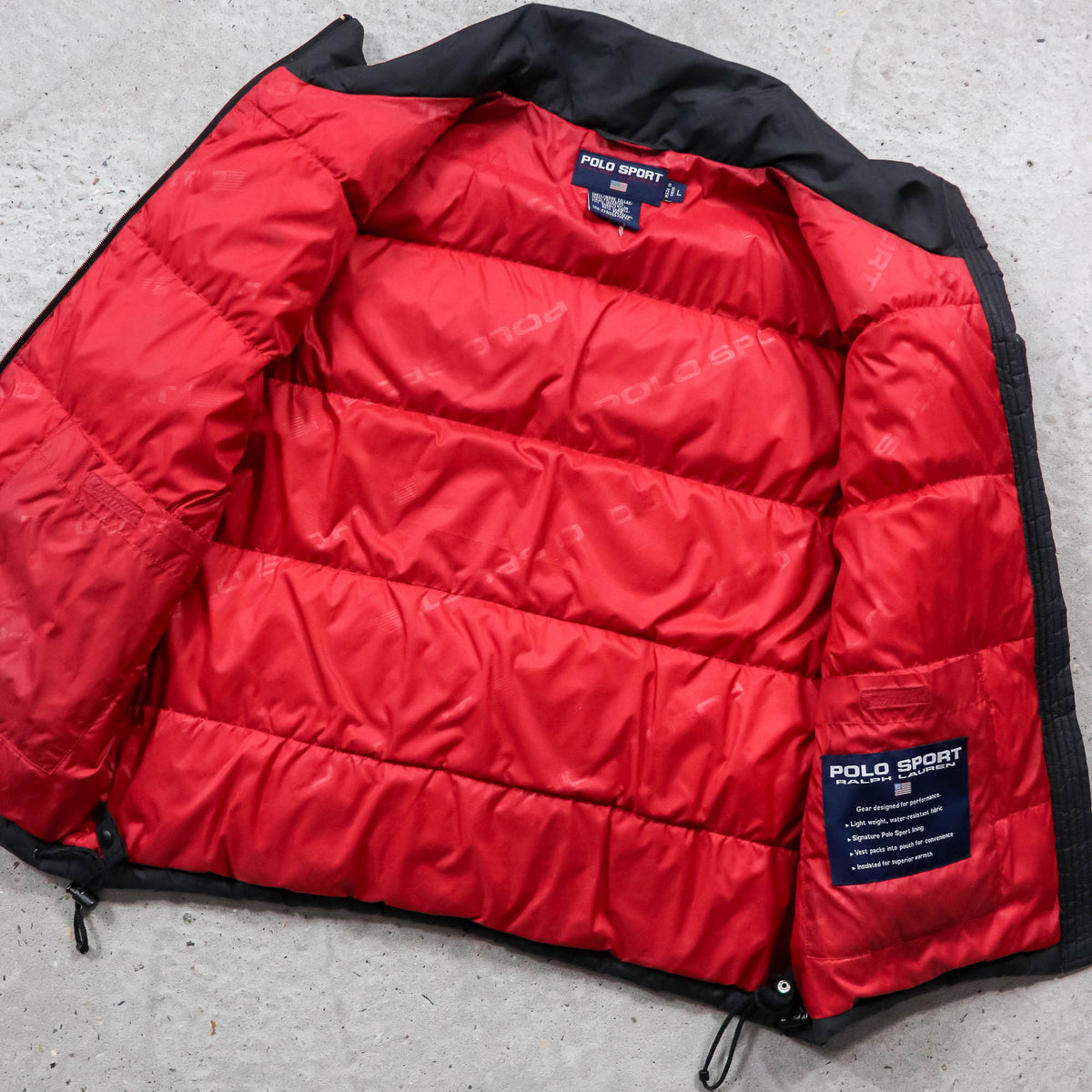 Polo Sport Ralph Lauren Down Puffer Vest - 90s (L)
