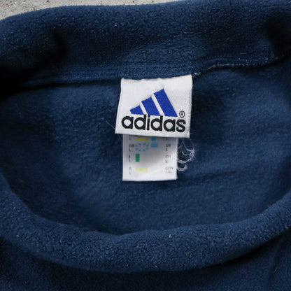Adidas Spellout Mockneck Fleece Pullover - 90s (XL)