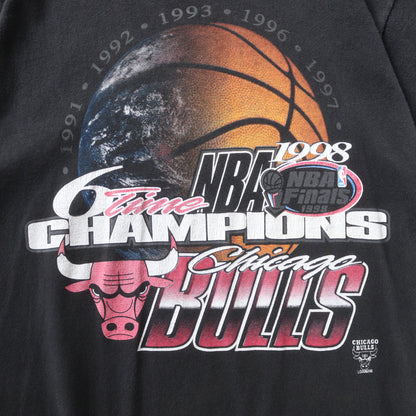 Vintage 1998 Chicago Bulls NBA Champions Tee - L