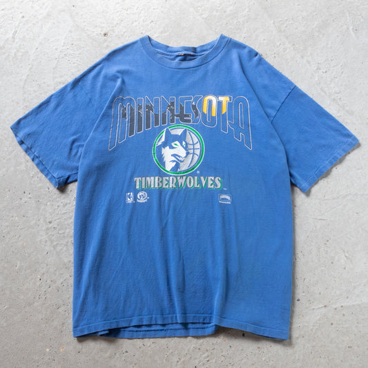 Vintage 90s Minnesota Timberwolves NBA Tee - XXL