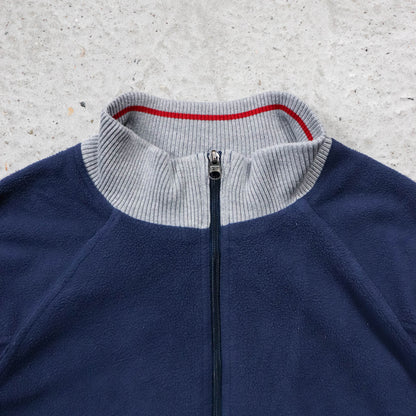 Reebok Zip-Up Fleece Track Jacket - 90s (L)
