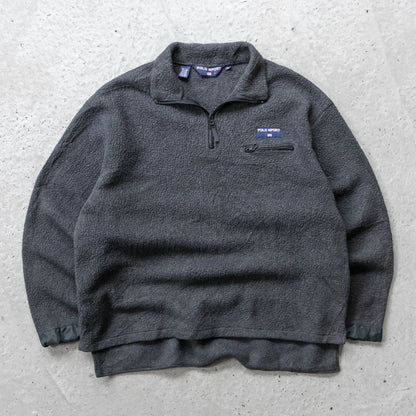 Polo Sport Ralph Lauren 1/4 Zip Sherpa Fleece Pullover - 90s (XL)