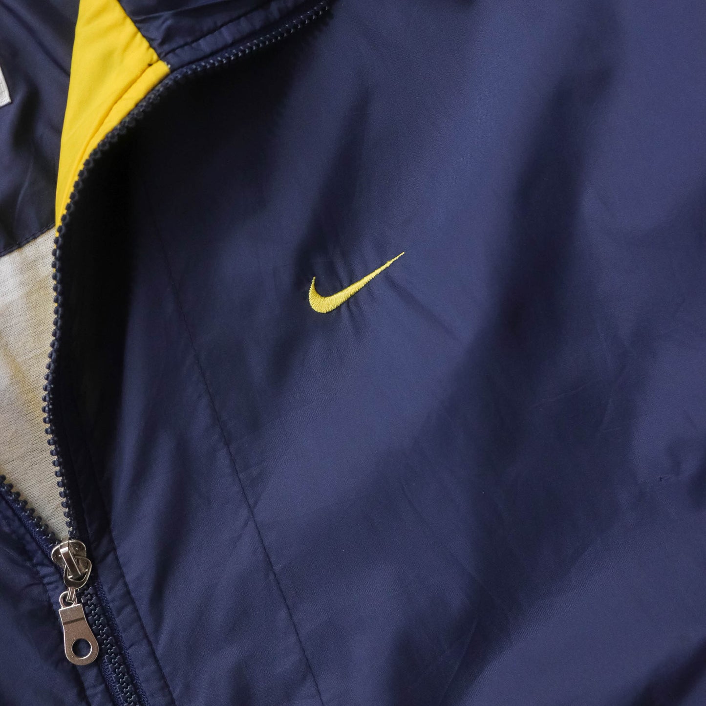 Vintage 90s Nike Two-Tone Embroidered Windbreaker Jacket - XL