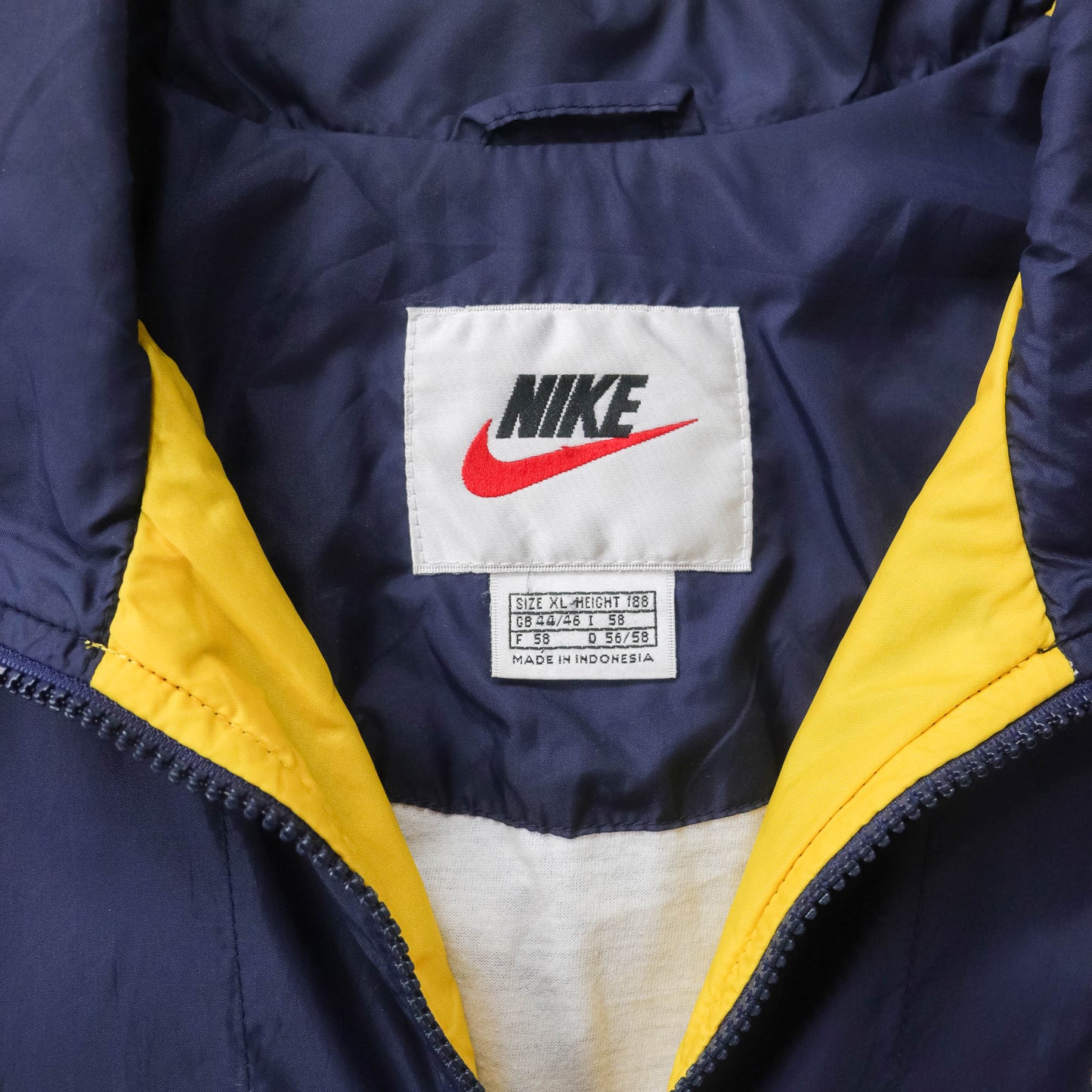 Vintage 90s Nike Two-Tone Embroidered Windbreaker Jacket - XL