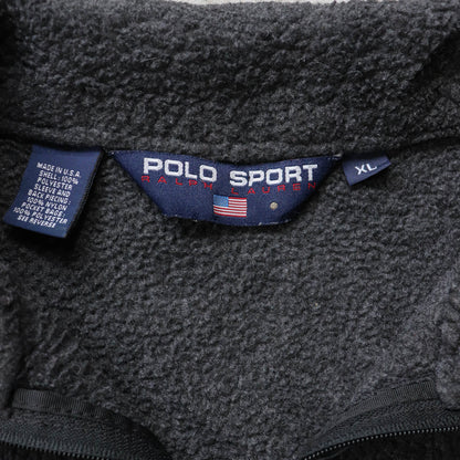 Polo Sport Ralph Lauren 1/4 Zip Sherpa Fleece Pullover - 90s (XL)
