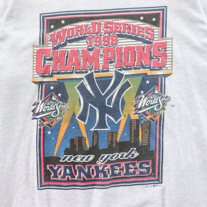 Vintage 1998 New York Yankees MLB Champions Tee - L