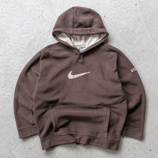 Nike Big Swoosh Fleece Hoodie - 2000s (XL)