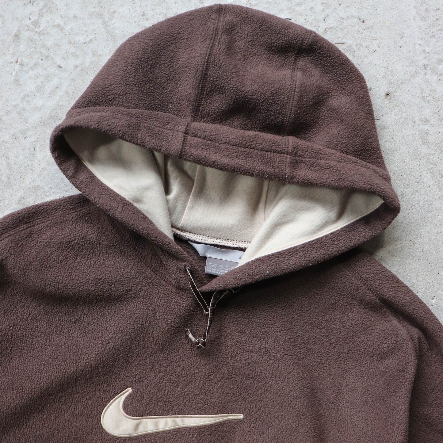 Nike Big Swoosh Fleece Hoodie - 2000s (XL)