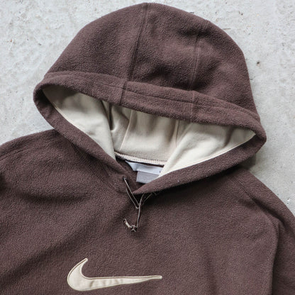 Nike Big Swoosh Fleece Hoodie - 2000s (XL)