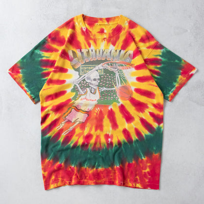 Vintage 1992 Grateful Dead Lithuania Olympics Basketball Tee - L