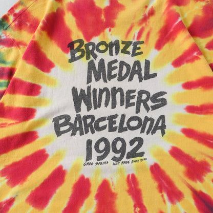 Vintage 1992 Grateful Dead Lithuania Olympics Basketball Tee - L