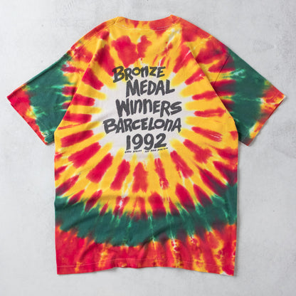 Vintage 1992 Grateful Dead Lithuania Olympics Basketball Tee - L