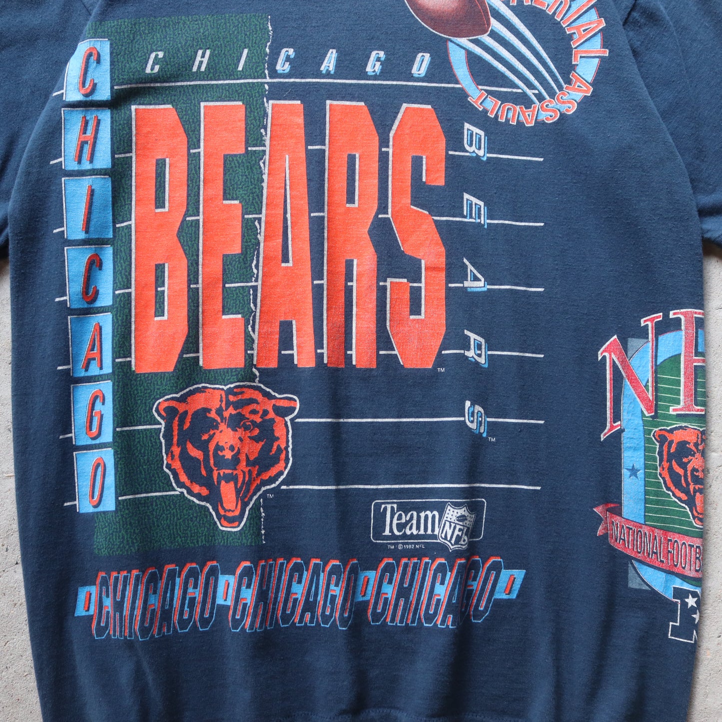 Vintage 1992 Chicago Bears NFL Tee - L