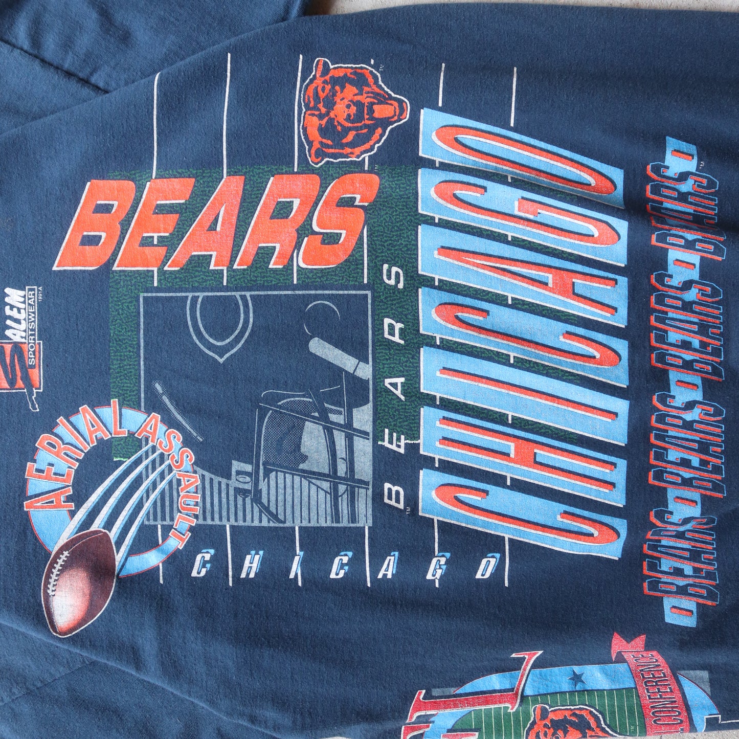 Vintage 1992 Chicago Bears NFL Tee - L