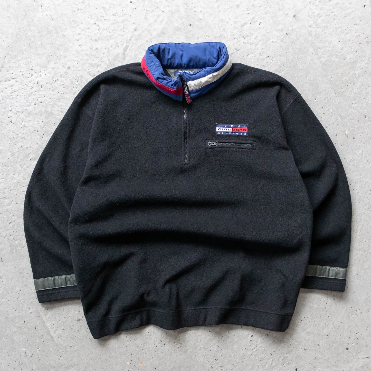 Tommy Hilfiger Outdoors 1/4 Zip Fleece Pullover - 90s (XL)