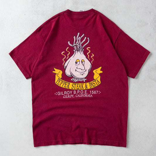 Vintage 90s Gilroy Garlic Festival Tee - L