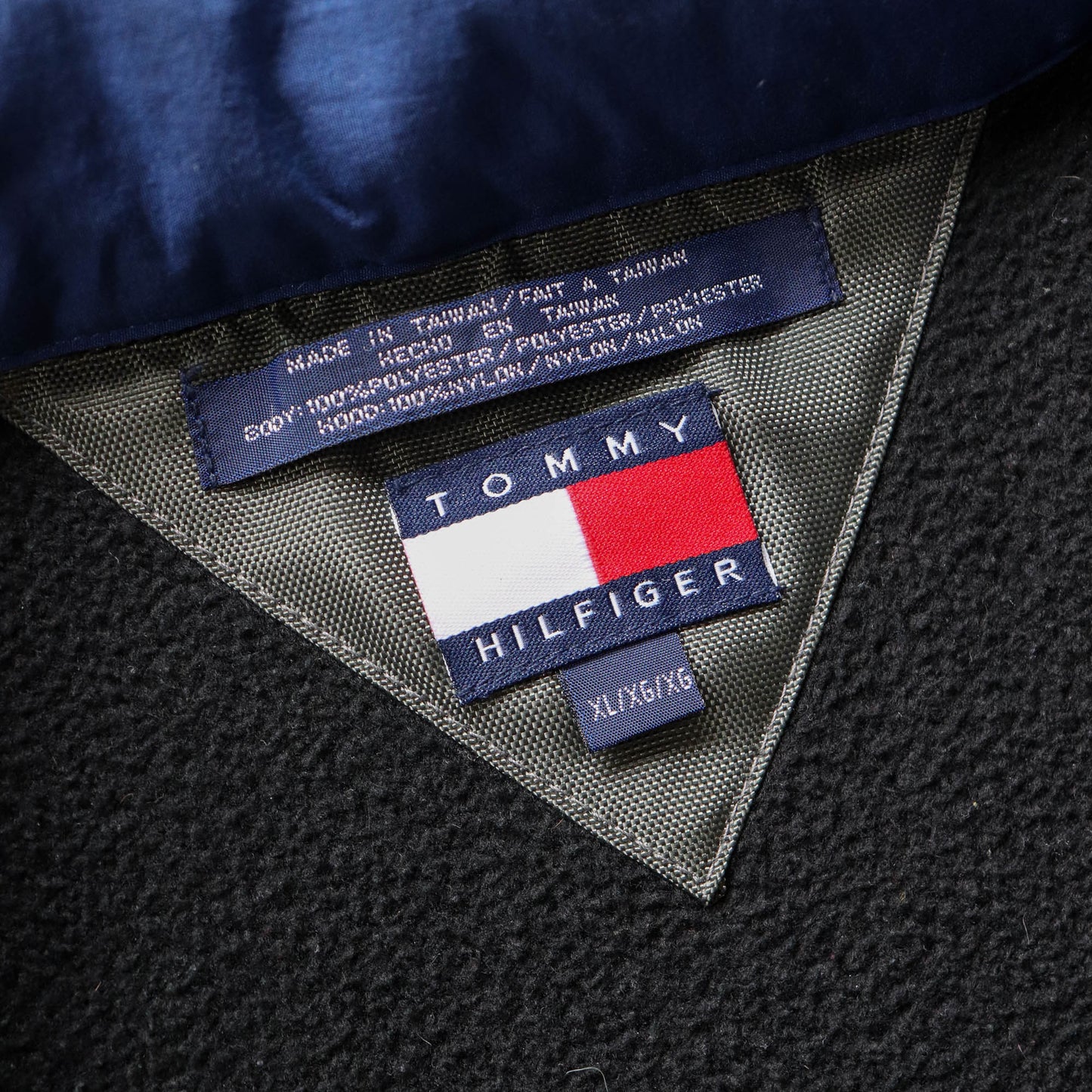 Tommy Hilfiger Outdoors 1/4 Zip Fleece Pullover - 90s (XL)