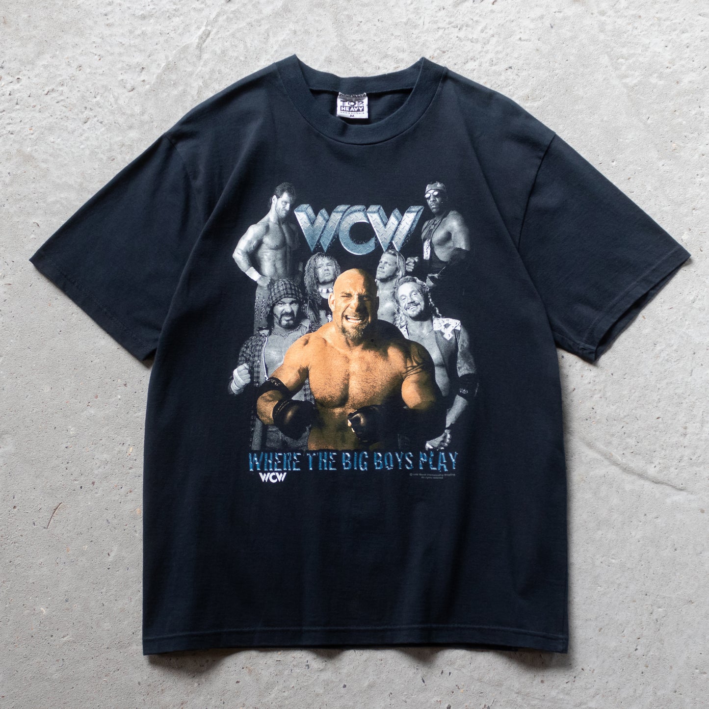 Vintage 1998 WCW Where The Big Boys Play Tee - M