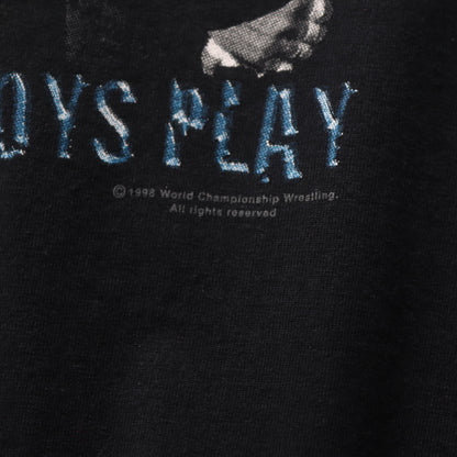 Vintage 1998 WCW Where The Big Boys Play Tee - M