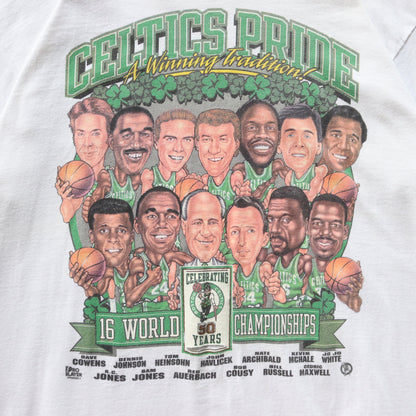 Vintage 1996 Boston Celtics NBA Tee - L