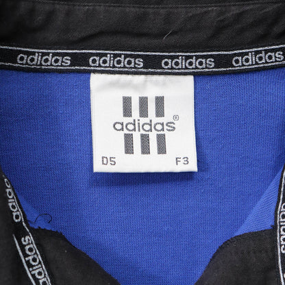 Adidas 3-Stripe Colourblock Rugby Shirt - 90s (L)