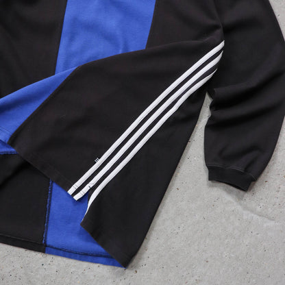 Adidas 3-Stripe Colourblock Rugby Shirt - 90s (L)