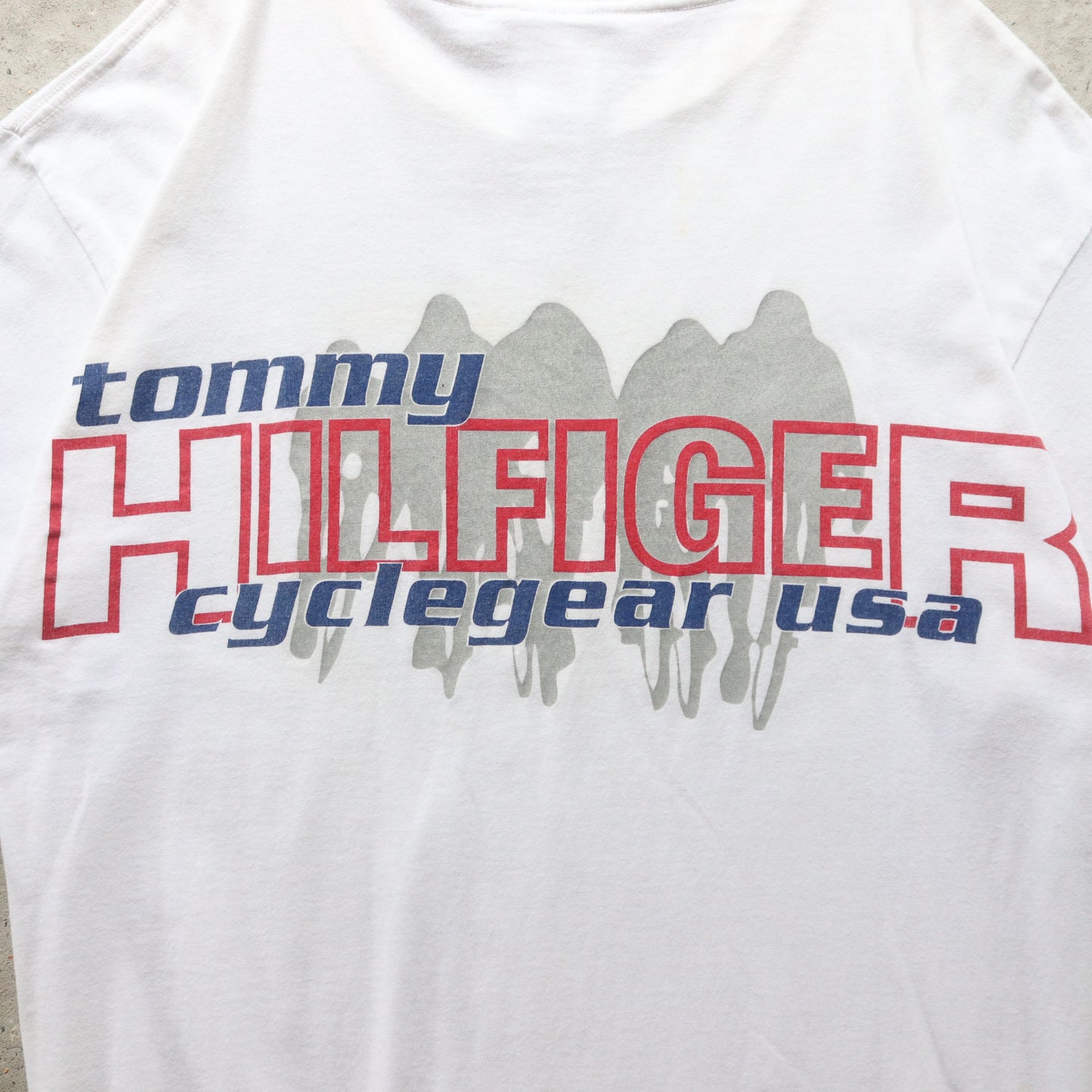 Vintage 90s Tommy Hilfiger Cycle Gear Tee - L