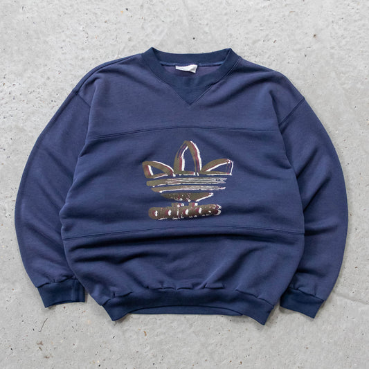Adidas Trefoil Spellout Sweatshirt - 80s (M)