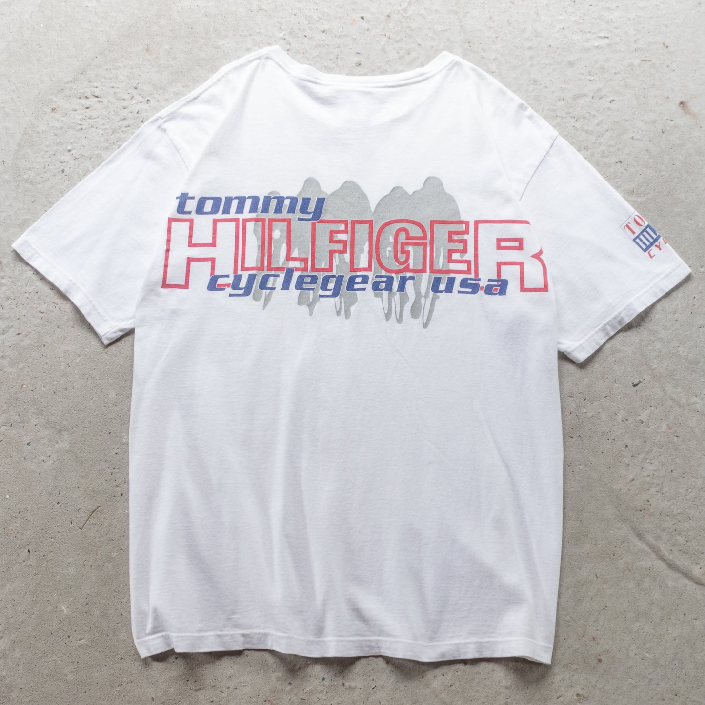 Vintage 90s Tommy Hilfiger Cycle Gear Tee - L