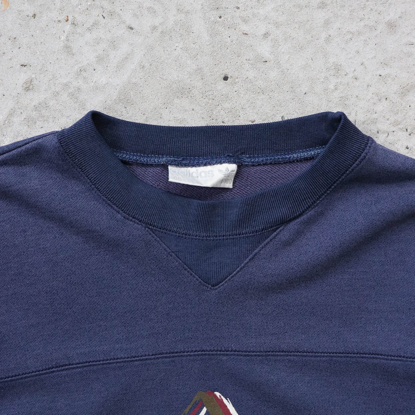 Adidas Trefoil Spellout Sweatshirt - 80s (M)