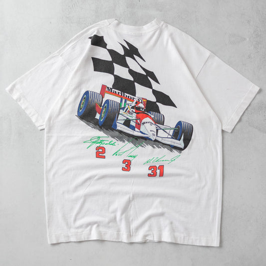 Vintage 90s Marlboro Formula 1 Racing Tee - XL