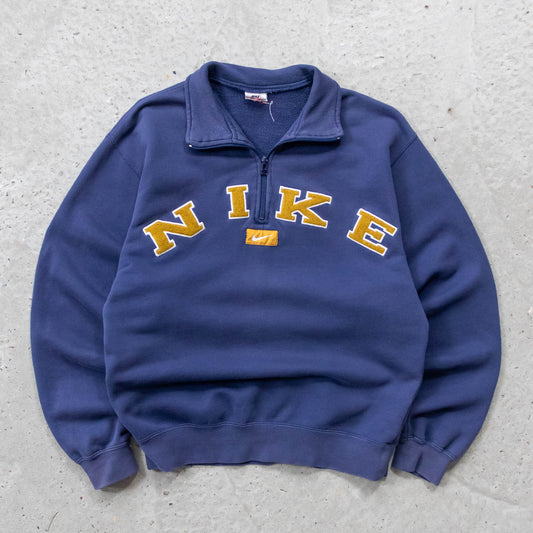 Nike Spellout 1/4 Zip Sweatshirt - 90s (S)