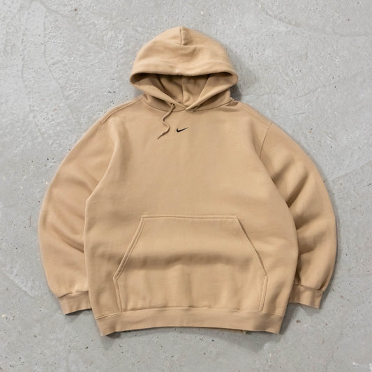 Vintage 90s Nike Centre Swoosh Hoodie - M