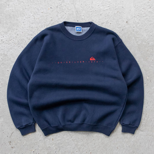 Quiksilver Spellout Logo Sweatshirt - 90s (M)