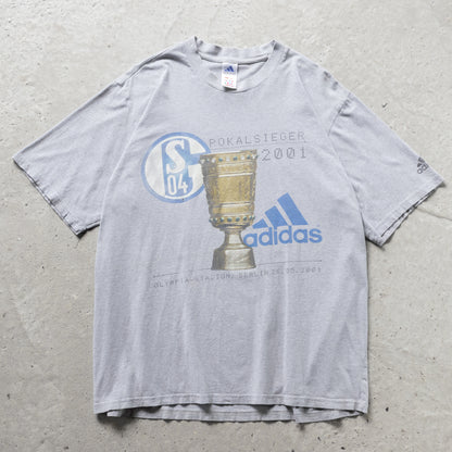 Vintage 2001 FC Schalke 04 Adidas Tee - L