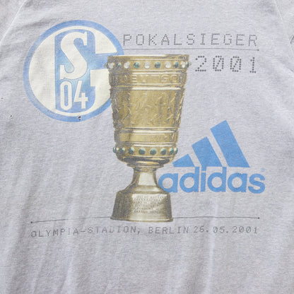 Vintage 2001 FC Schalke 04 Adidas Tee - L