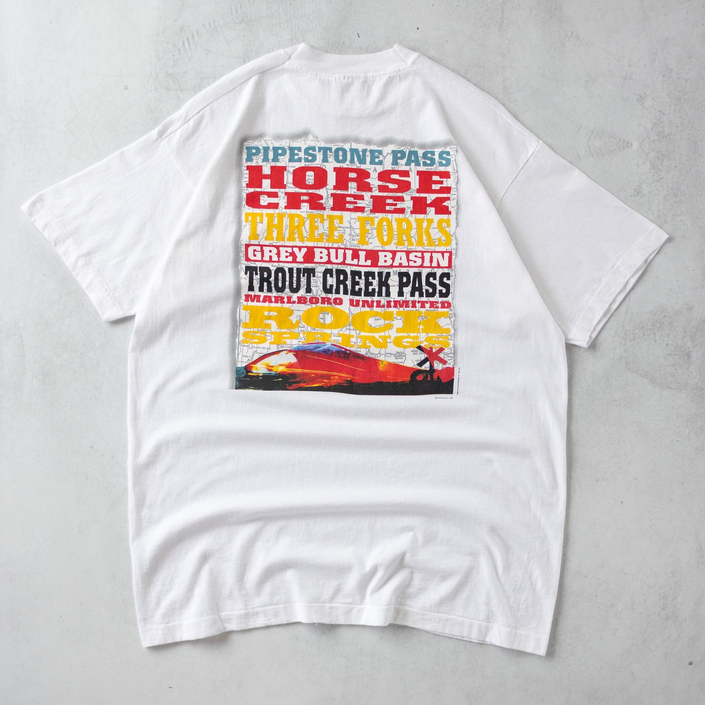 Vintage 90s Marlboro Unlimited Train Tee - XL