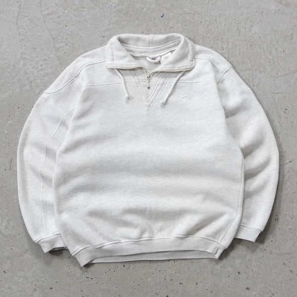 Vintage 90s Nike Basketball 1/4 Zip Sweatshirt - M