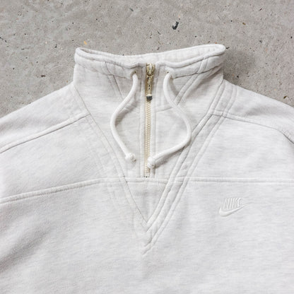 Vintage 90s Nike Basketball 1/4 Zip Sweatshirt - M
